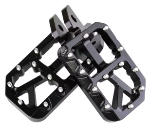 Black Wide Footpegs (pin color options avaliable)
