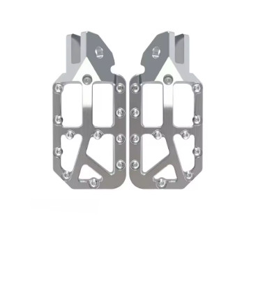 Raw Wide Footpegs (pin color options avaliable)